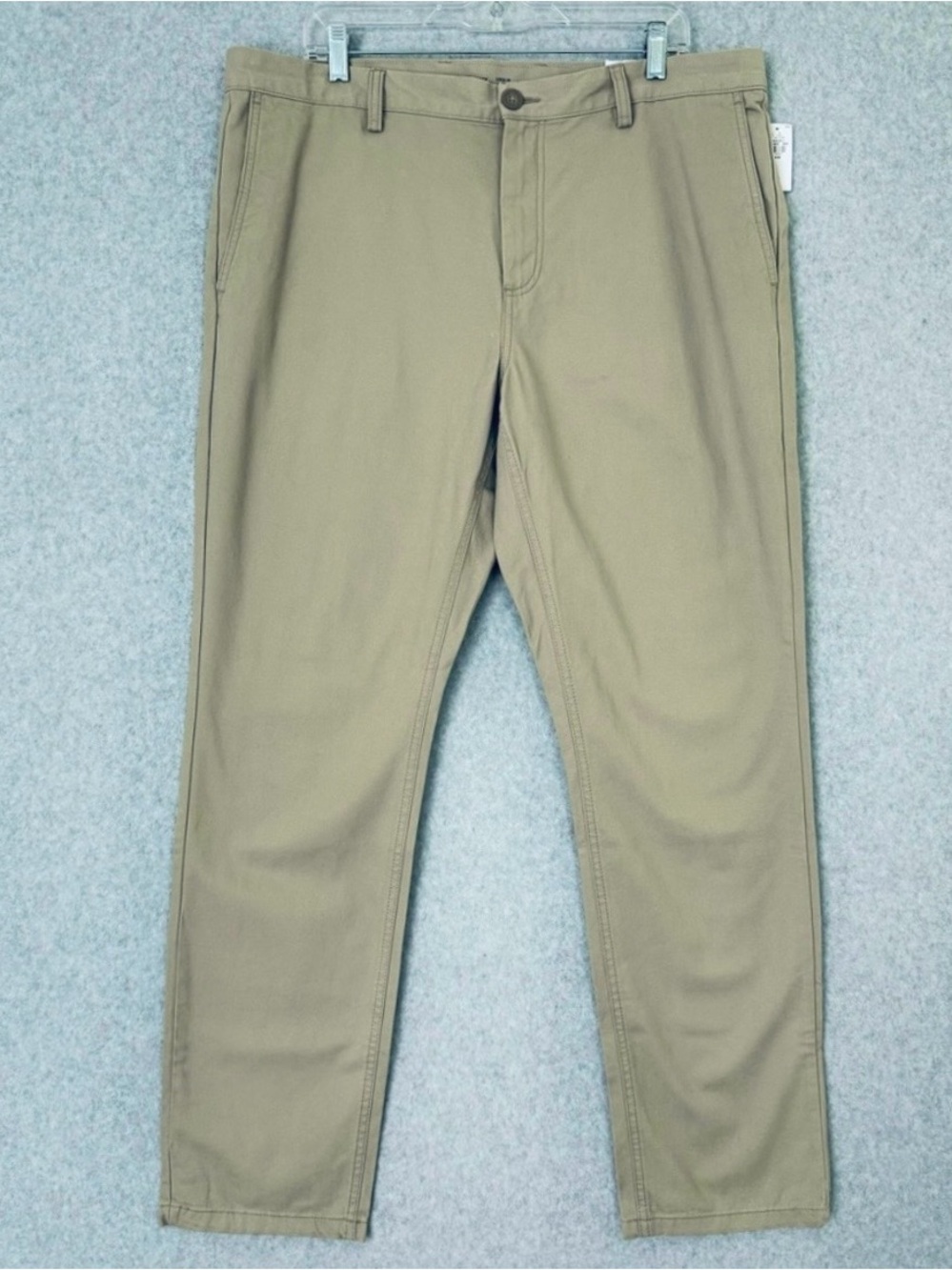 Old Navy Mens Pants 38x32 Tan Khaki Lived in Chino Slim Uniform Non-Stretch